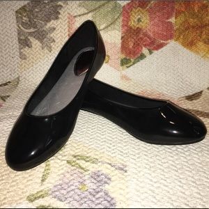 Black Patent Leather Flats